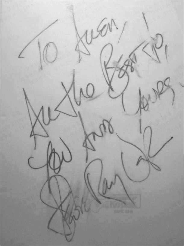 Stevie Ray Vaughan Autograph