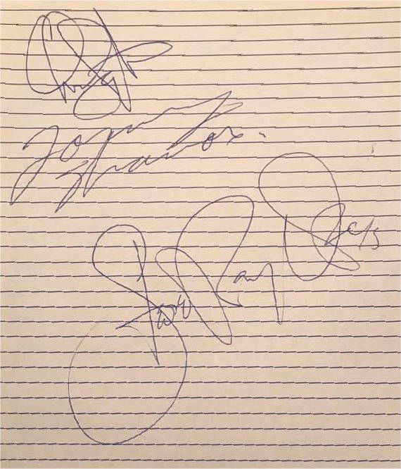 Stevie Ray Vaughan Autograph