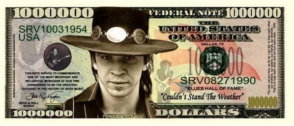 SRV One Million Dollar Bill