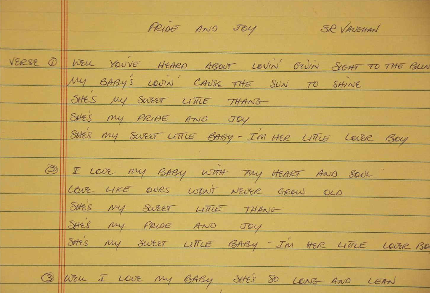 Stevie Ray Vaughan - Pride and Joy