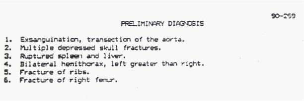 Stevie Ray Vaughan Autopsy Report